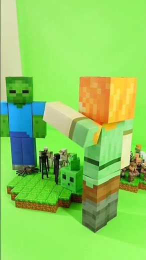 I Made Minecraft Mobs With PAPER