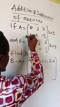 explaining 3*3 matrices