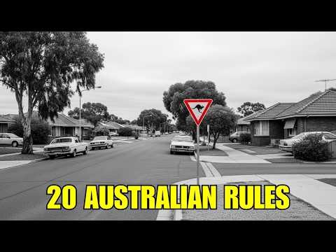 20 Rules Australians Follow That Don't Exist Anywhere Else