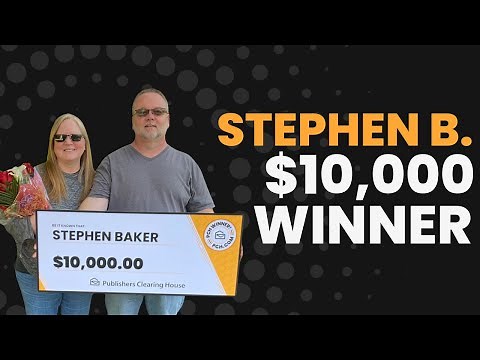 PCH Winner: Stephen B. of MI Won $10,000!