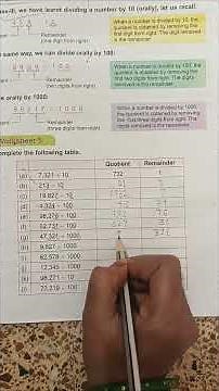 DAV Public School Class 4 Mathematics Unit 4 Worksheet 5 Solution