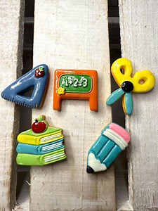 School Mini Objects Back to School Trinkets Set of 5 Miniatures - Etsy