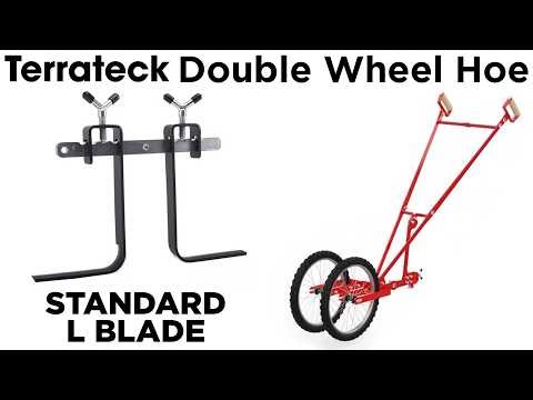 Terrateck Double Wheel Hoe Tooling | Standard L Blade Overview