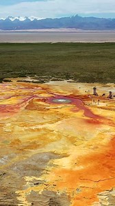 Have you ever seen the Devil's Eye？ The Aiken Spring, known as the Devil's Eye, is a fountain that spews out of spring and contains a high degree of sulfur. 📍Qinghai Province, China #China #spring #fountain | iChongqing