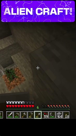 POV: You play Minecraft and you hear a creepy cave alien robot noise #minecraft #funny #gaming