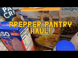 Prepper Pantry Haul!