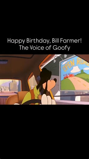 13K views · 5.5K reactions | Another Disney Legend is celebrating a birthday today: Bill Farmer, the iconic voice of Goofy, a role he’s been performing since 1987. For nearly four decades, Bill has brought not only Goofy’s trademark humor and silliness to life, but also the heart and warmth that have made the character beloved across generations. | Disney History Channel | Facebook