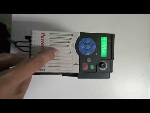 Powerflex 525 Basic setting , Speed Reference1 by POT,analog and number