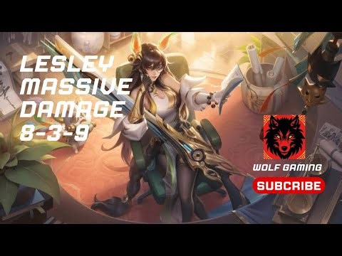 Lesley One Shot Build 8-3-9 | Epic Ranked Match | Best Build 2025 | MLBB Gameplay