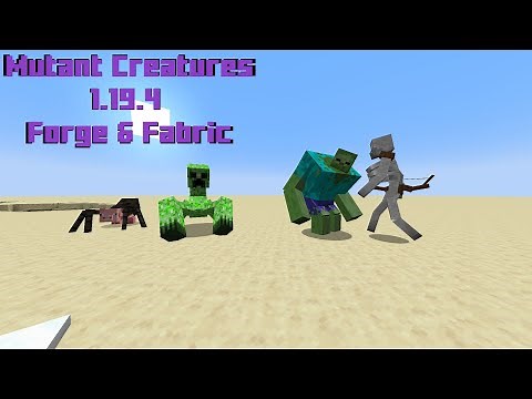 Mutant Creatures 1.19.4 Mod showcase