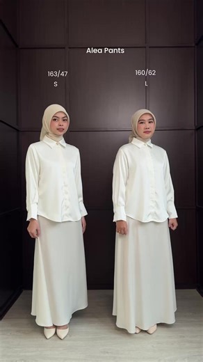 Satin Pants in Various Sizes from S to XL