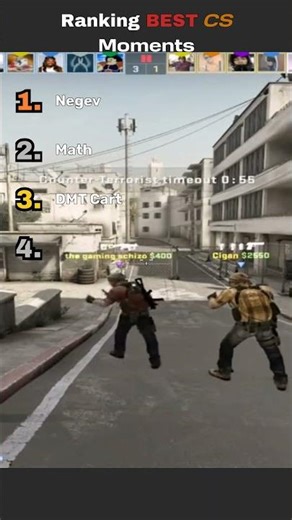 Ranking BEST Counter-Strike MOMENTS