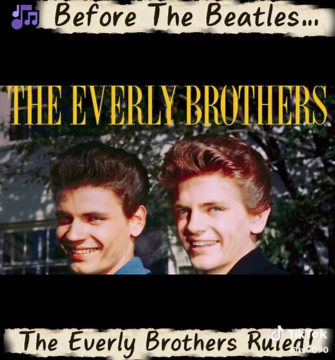🎸 THE BROTHERS WHO CHANGED MUSIC FOREVER! 🤯 Before The Beatles, before The Beach Boys, and before modern pop-rock harmony became a sensation, there were **The Everly Brothers** — Don and Phil Everly! 🎤🎶 With their unforgettable voices and perfectly blended harmonies, they became one of the most influential duos of the 1950s and 1960s. Their breakthrough came with **“Bye Bye Love”**, followed by timeless classics like **“Wake Up Little Susie,” “All I Have to Do Is Dream,”** and **“Cathy’s Clo
