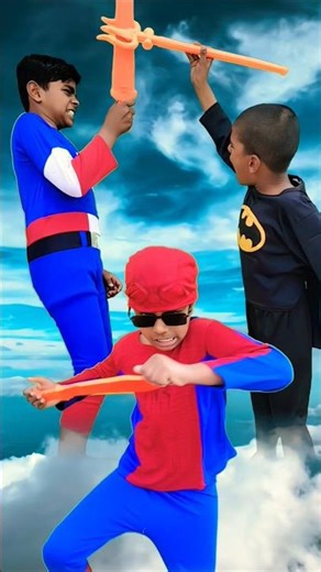 Angry Spider-Man | Batman Fighting With Captain America #shorts #spiderman #funny