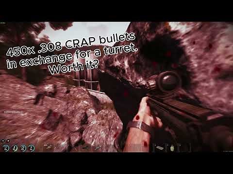 SCUM 0.96 | Black sentry + CRAP ammo = TURRETS