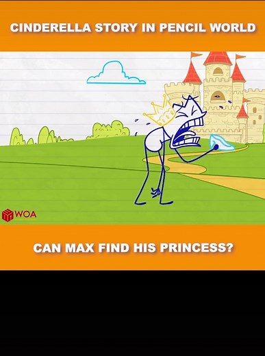 Can Max find his princess? #woavideo #woafunny #woamax #funny #animation #pencilmation