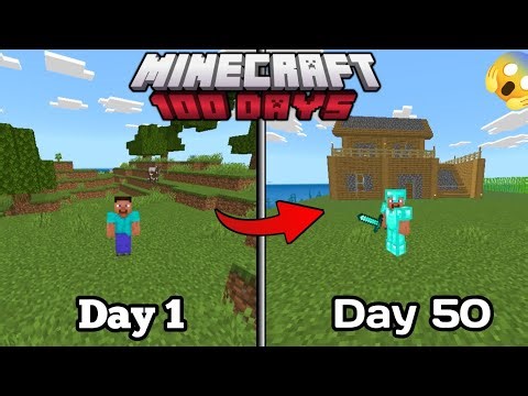 I Survived 100 Days on a Lonely Island in Minecraft! 😱