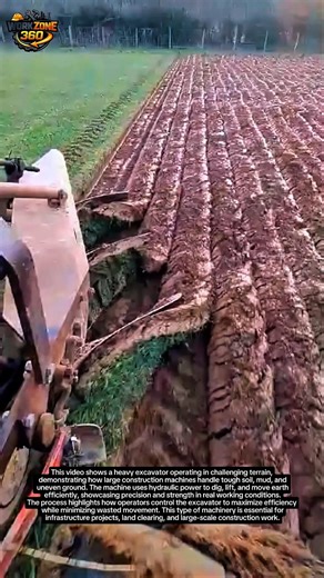 Heavy Equipment Excavator Working in Extreme Conditions | Satisfying Construction Process