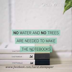 419K views · 2.1K reactions | This company uses discarded stones from mining to make notebooks. via Karst | Green Matters | Facebook
