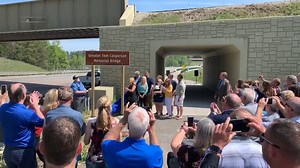 The Escanaba River Bridge was dedicated in memory of late State Senator Tom Casperson this morning. Lily Simmons TV6 will have more from today's event on your TV6 Early News. | TV6 & FOX UP