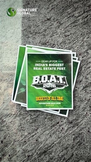 EMIs called… we sent them packing. 👋 Welcome to B.O.A.T. 2026 - Biggest Of All Time , where homeownership gets lighter, smarter, and a whole lot more exciting. 💥 Pay just 10% now 💥 Say BYE-BYE to EMI* 💥 Unlock 26 White Goods 💥 Win prizes worth ₹26 Cr. 💥 Choose from 26 projects 💥 Enjoy up to 26% benefits Because opportunities this big don’t arrive quietly… they make waves. 🌊 ⏳ Limited window. Maximum advantage. Slide in before it sails away. #BOAT2026 #ByeByeEMI #BiggestOfAllTime #Limited