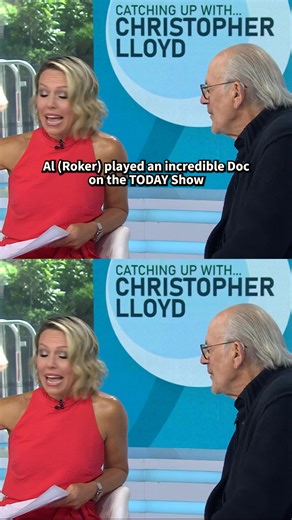 36K views · 345 reactions | Christopher Lloyd, who played Doc in "Back To The Future," reacts to Al Roker and Dylan Dreyer becoming Doc and Marty McFly for the #TODAYShow Halloween show in 2018. | Today Show | Facebook