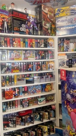 La plus belle collection jeux video au monde 😁😁❤️