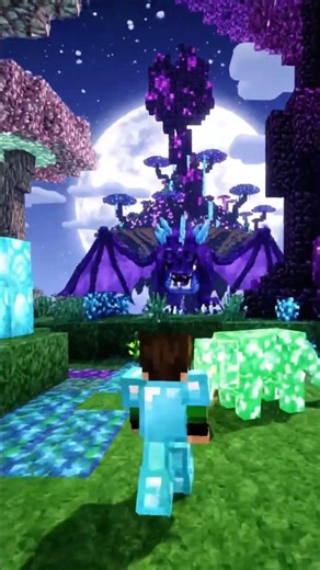 Dragon Ride to a Dreamworld | Minecraft Fantasy #Minecraft#MinecraftShorts#shorts #MinecraftDragon