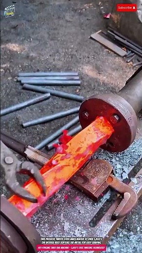 Hot Forging Twist Bar Machine – 1,200°C Steel Twisting Technology