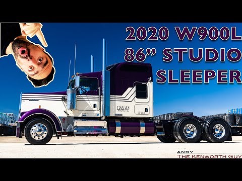 2020 KENWORTH W900L 86” STUDIO SLEEPER CUSTOM CUSTOM CUSTOM