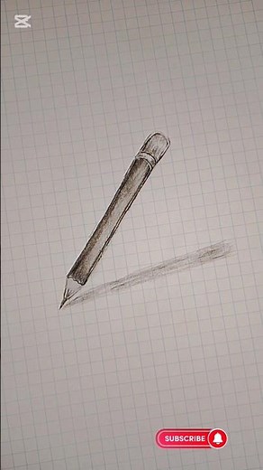 **For Beginners:** Easy Step-by-Step: Draw a Pencil with Just a Graphite Pencil!#drawing #easydraw