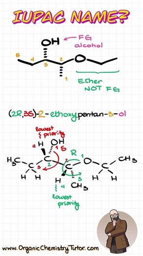 How to name this alcohol-ether compound correctly #chemistry #organicchemistry #hsc