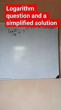 Logarithm Made Simple: Quick Question & Easy Solution