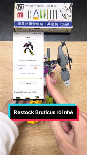 Bruticus Transformers Defender Model Restock Announcement