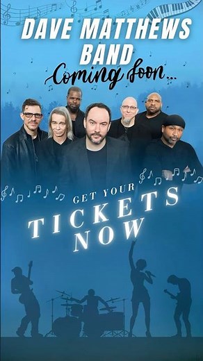 Dave Matthews Band 2025 Tour Live at Blossom Music Center on May2025! Tickets Available! 🎸🎶