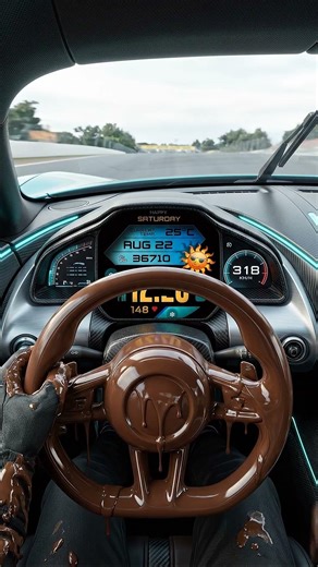 The Sweetest Ride on Wear OS 🏎️🍫 #watchface #wearos