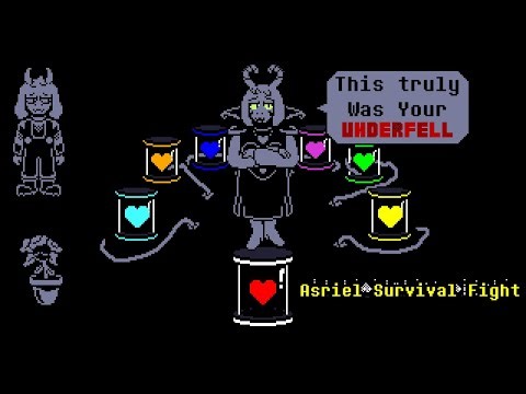 What if Asriel Didn't Want To Fight? (Underfell Asriel Survival Fight)