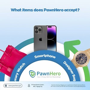 Marami ka bang gamit sa bahay na hindi na masyado ginagamit? O gusto mo lang talaga mag-upgrade? Sagot ka na ni PawnHero diyan dahil we accept not just jewelry but also smartphones, designer bags, watches, tablets, and many more! Upgrade your life with PawnHero, the most hassle-free way to do online pawning! Visit http://PawnHero.ph or download our mobile app. #IAmMyOwnHero PawnHero Pawnshop offers different interest packages depending on the item category used as collateral for a loan. Charges 