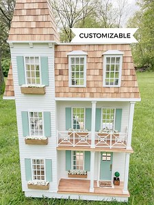 Custom Fully Furnished Dollhouse With Modern Miniature Furniture and Decor, 1:12 Scale, Perfect Gift for Girls and Women of All Ages - Etsy