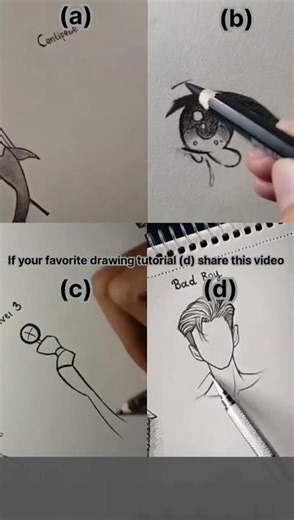 How to draw ✏️ four Tutorial ✨#art #shorts #fyp #fypシ #fypシ゚viral