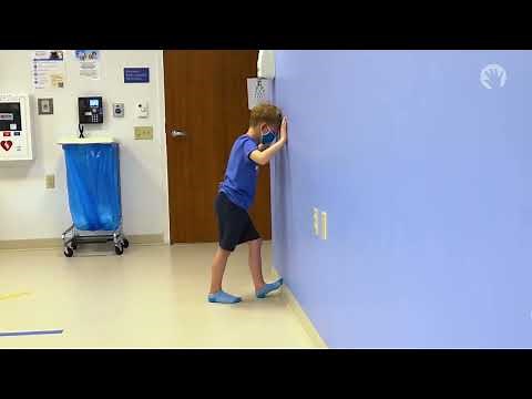 Kiss the Wall Calf Stretch