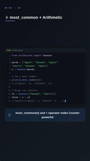 collections.Counterで出現頻度を一行で集計する #Python #collections #Counter #プログラミング