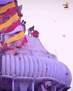 44K views · 6.8K reactions | Today sandhya darshan and flag changing...