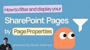 How to filter SharePoint pages with specific words | Daniel Anderson posted on the topic | LinkedIn