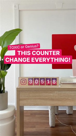 Smiirl | Social Media Counters on Instagram: "⚠️Warning: may cause strangers to stop, smile, and ask about your Instagram. 😏"