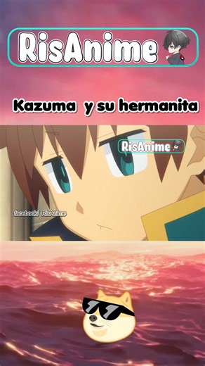 2.3K views · 30 reactions | Kazuma y su hermanita . Anime - Konosuba . . #Kazuma #konosubarashiisekai #lalatina #megumin #animeeditt | RisAnime | Facebook