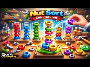 Nut Sort – Color Match | Satisfying Sorting Puzzle & Relaxing Gameplay (Android/iOS)