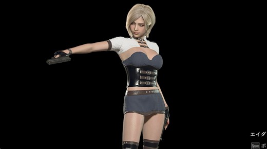 性感女警官反串里昂暴力铁喷adaSexyCop狙击王艾达王1991千分装卸码头生化危机4RE佣兵模式_游戏热门视频