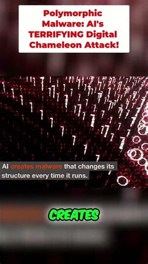 Polymorphic Malware: AI's TERRIFYING Digital Chameleon Attack! #shorts