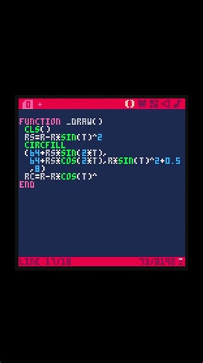 Pico 8 #shorts #13 - #circle #balance
